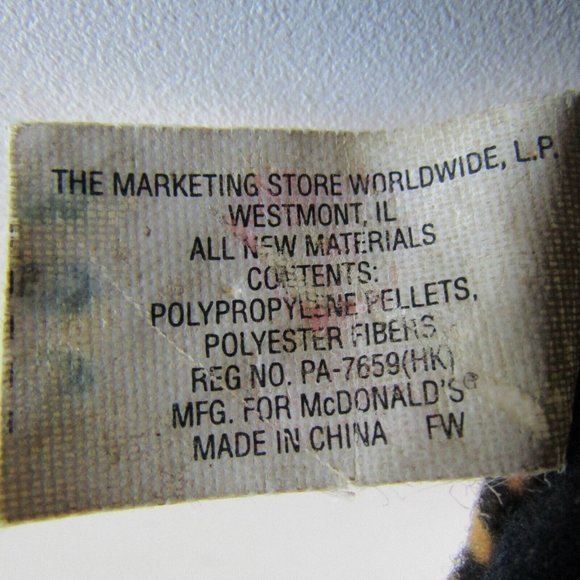 Spinner the Spider TY Beanie Baby 3.5" long Red Eyes Stuffed Animal - Picture 4 of 5